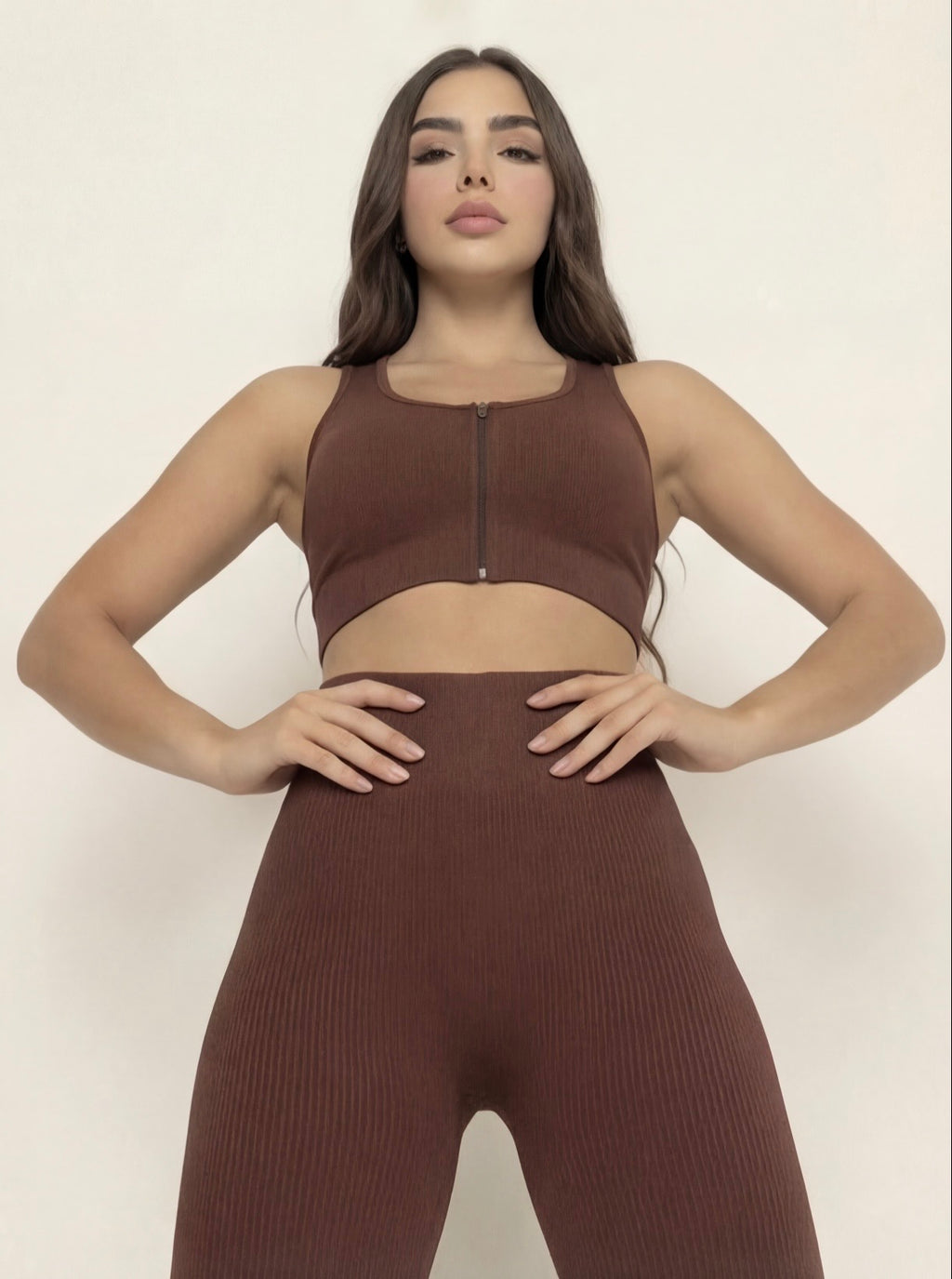 Conjunto Elva Marrón