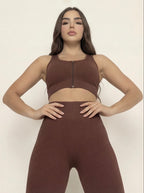 Conjunto Elva Marrón