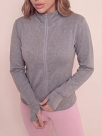 Chaqueta Aura Gris Jaspeado